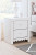 Ashley Mollviney White Twin Panel Headboard with Nightstand Ashley Mollviney White Twin Panel Headboard with Nightstand