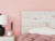 Benchcraft Lawroy Light Natural Twin Panel Bed with Mirrored Dresser, Chest and 2 Nightstands