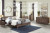 Ashley Calverson Mocha Full Platform Bed with Dresser and 2 Nightstands
