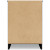 Ashley Finch Black Queen Panel Headboard with Dresser, Chest and 2 Nightstands