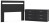 Ashley Finch Black Queen Panel Headboard with Dresser EB3392/157/231