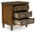 Benchcraft Sturlayne Brown Queen Upholstered Panel Bed with Mirrored Dresser, Chest and Nightstand