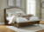 Benchcraft Sturlayne Brown King Upholstered Panel Bed with Dresser and 2 Nightstands