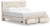 Ashley Lawroy Light Natural King Panel Storage Bed with 2 Nightstands B100/14/B2310/56S/58/60(2)/92(2)