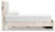 Ashley Lawroy Light Natural King Panel Storage Bed with 2 Nightstands B100/14/B2310/56S/58/60(2)/92(2)