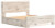 Ashley Lawroy Light Natural King Panel Bed with Mirrored Dresser, Chest and 2 Nightstands B100/14/B2310/56/58/60(2)/31/36/46/92(2)