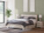 Ashley Lawroy Light Natural King Panel Bed with Mirrored Dresser, Chest and 2 Nightstands B100/14/B2310/56/58/60(2)/31/36/46/92(2)