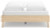 Ashley Cabinella Tan Queen Platform Bed with 2 Nightstands