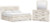 Ashley Lawroy Light Natural King Panel Bed with Mirrored Dresser and 2 Nightstands B100/14/B2310/56/58/60(2)/31/36/92(2)