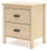 Ashley Cabinella Tan Queen Platform Panel Bed with 2 Nightstands