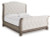 Ashley Ardenfield Light Brown California King Upholstered Sleigh Bed