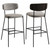 Coaster Elison Pub Height Bar Stool Light Brown Set of 2