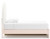 Ashley Wistenpine Blush Twin Upholstered Panel Bed with Storage