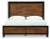 Benchcraft Kraeburn Brown Black California King Panel Storage Bed