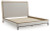Benchcraft Tomtyn Light Brown California King Upholstered Bed
