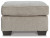 Ashley Cashton Blue Ottoman