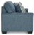 Ashley Cashton Blue Loveseat