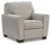Ashley Cashton Blue Chair and Ottoman