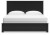 Ashley Maribel Black King Panel Bed
