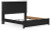 Ashley Maribel Black King Panel Bed