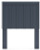 Ashley Simmenfort Navy Blue Twin Panel Headboard with Dresser and Chest