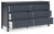 Ashley Simmenfort Navy Blue Full Platform Bed with Dresser