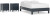 Ashley Simmenfort Navy Blue Full Platform Bed with 2 Nightstands