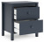 Ashley Simmenfort Navy Blue Full Platform Bed with 2 Nightstands