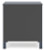 Ashley Simmenfort Navy Blue Full Platform Bed with 2 Nightstands