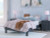 Ashley Simmenfort Navy Blue Full Platform Bed with 2 Nightstands