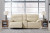 Ashley Double Deal Almond 3-Piece Power Reclining Loveseat Sectional with Console