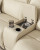 Ashley Double Deal Almond 3-Piece Power Reclining Loveseat Sectional with Console