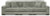 Ashley Lindyn Ivory 3-Piece Sectional Sofa