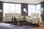 Ashley Santorine Ocean Sofa and Loveseat
