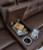 Ashley Punch Up Walnut 5-Piece Power Reclining Sectional
