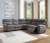 Ashley Next-Gen DuraPella Sand 5-Piece Power Reclining Sectional