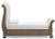 Ashley Ardenfield Light Brown Queen Upholstered Sleigh Bed with Mirrored Dresser and 2 Nightstands Ashley Ardenfield Light Brown Queen Upholstered Sleigh Bed with Mirrored Dresser and 2 Nightstands