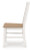 Ashley Westlinport Antique White Natural Dining Chair (Set of 2) Ashley Westlinport Antique White Natural Dining Chair (Set of 2)