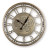 Ashley Gilover Champagne Finish Wall Clock