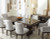 Ashley Burkhaus Dark Brown Dining Table and 8 Chairs