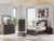 Ashley Prendonea Charcoal Twin Panel Bed