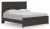 Ashley Prendonea Charcoal King Panel Bed