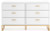 Ashley Socalle Light Natural Twin Panel Headboard with Dresser, Chest and Nightstand