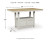 Ashley Westlinport Antique White Natural Counter Height Dining Table