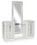 Ashley Chalanna White Vanity with Mirror