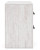 Ashley Cayboni Whitewash Queen Panel Bed with Mirrored Dresser, Chest and Nightstand
