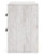 Ashley Cayboni Whitewash Queen Panel Bed with Mirrored Dresser, Chest and Nightstand