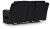 Ashley TwinBrooke Black Power Reclining Loveseat with Console