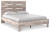 Ashley Neilsville Whitewash Queen Platform Bed with Dresser, Chest and Nightstand