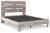 Ashley Neilsville Whitewash Queen Platform Bed with Dresser, Chest and Nightstand